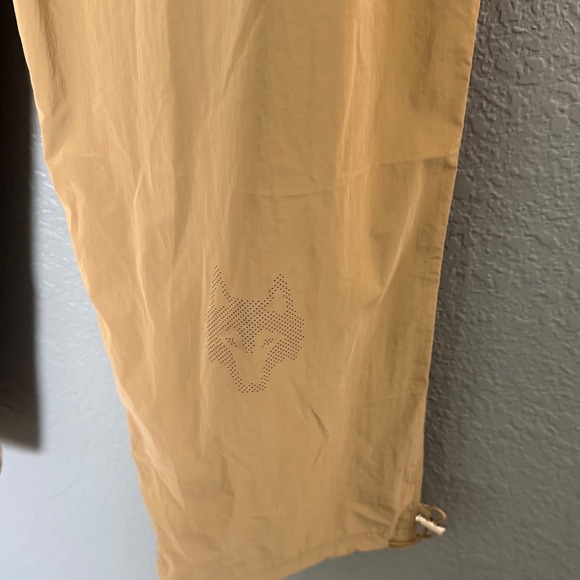 Greyson Women's Wind Performance Jogger L Pants Tan Elastic Adjustable Waist - Picture 5 of 7